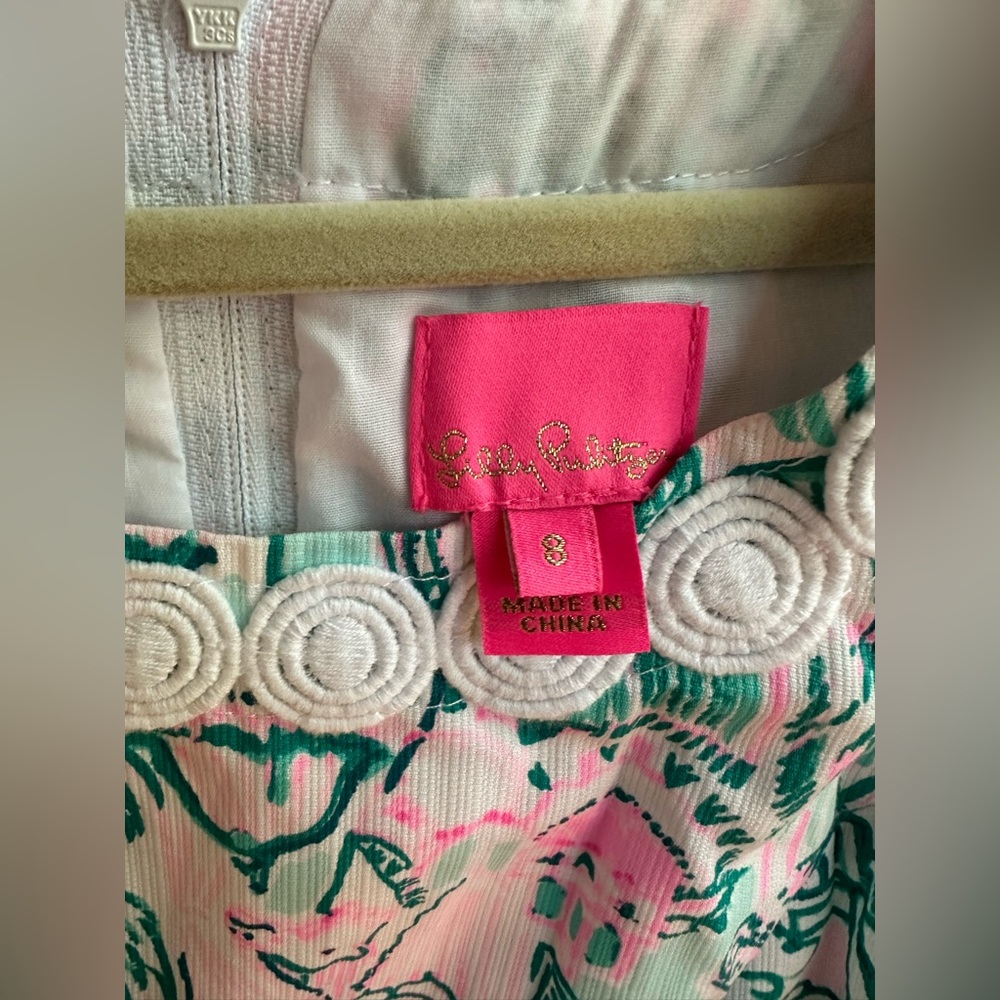 Colorful Sleeveless Dress with Tropical Print - Picture 6 of 6